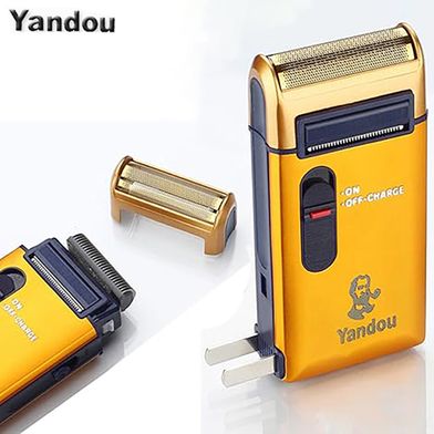Yandou Executive Rechargeable Electric Shaver – Titanium Alloy Foil