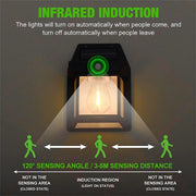 Solar LED Wall Light – Outdoor Waterproof Up & Down Luminous Lamp