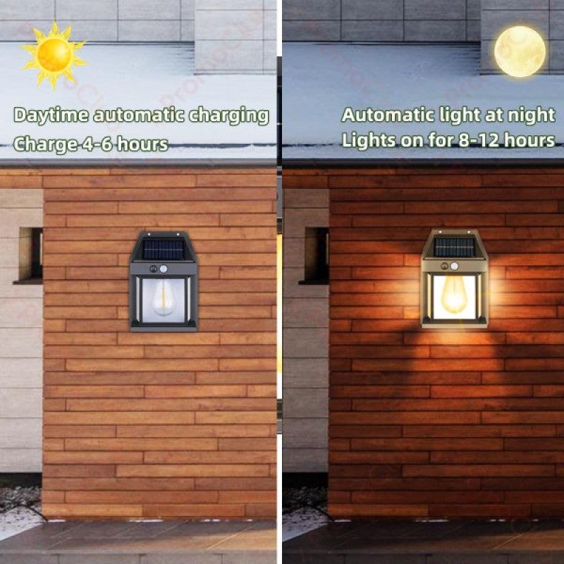 Solar LED Wall Light – Outdoor Waterproof Up & Down Luminous Lamp