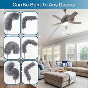 Microfiber Duster with Extension Pole – Ceiling Fan & High Ceiling Cleaner