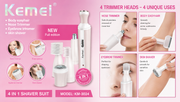 Kemei 4-in-1 Rechargeable Ladies Epilator & Hair Remover – Model 3024