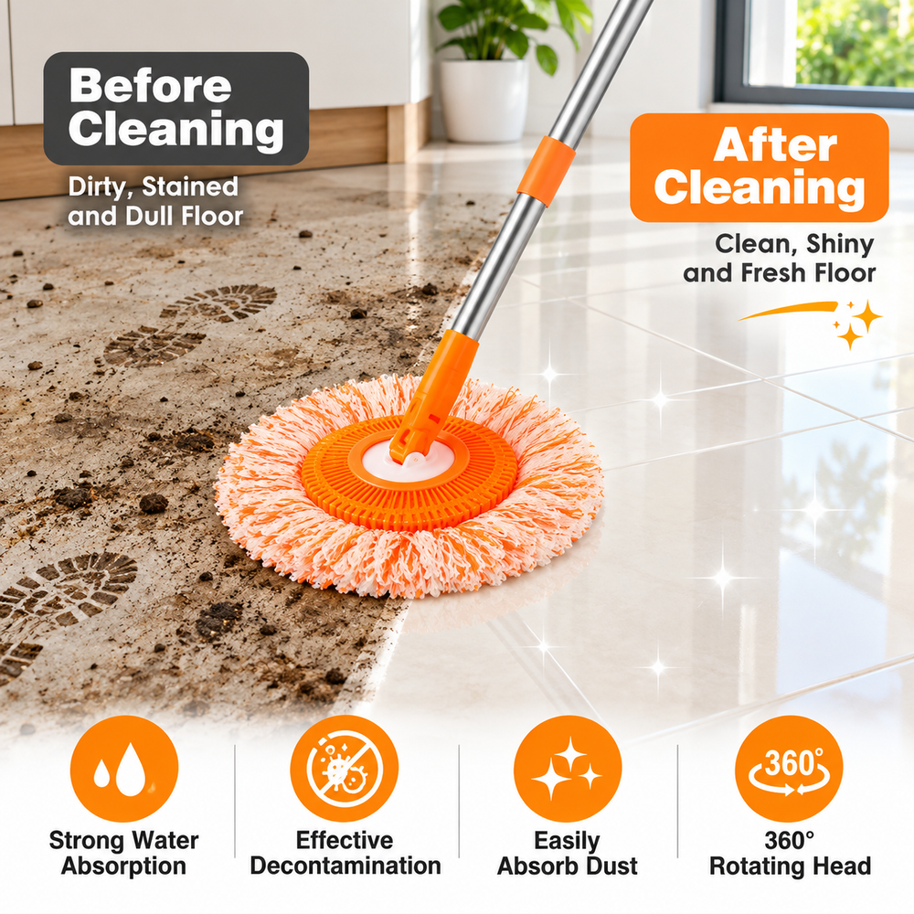 Before and after cleaning