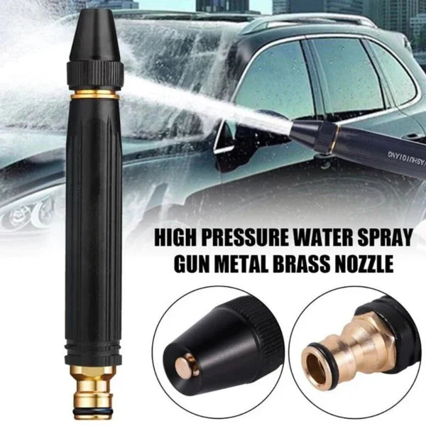 High Pressure Water Pipe Nozzle Spray Gun – Car, Garden & Lawn Cleaning