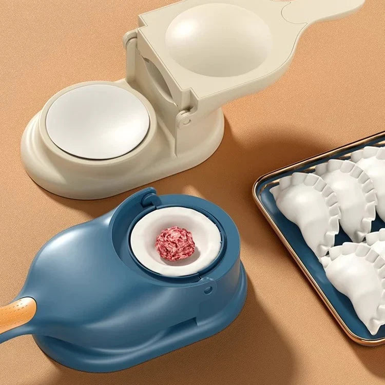 2-in-1 Dumpling & Samosa Maker – Dough Cutter & Mold Press for Perfect Dumplings