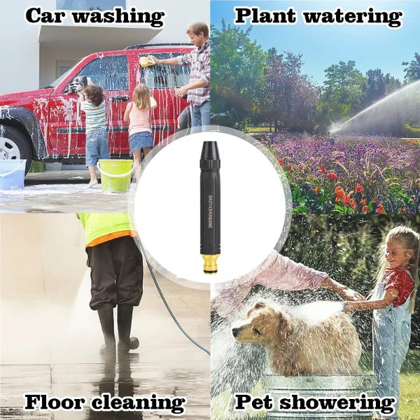 High Pressure Water Pipe Nozzle Spray Gun – Car, Garden & Lawn Cleaning