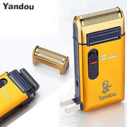 Yandou Executive Rechargeable Electric Shaver – Titanium Alloy Foil