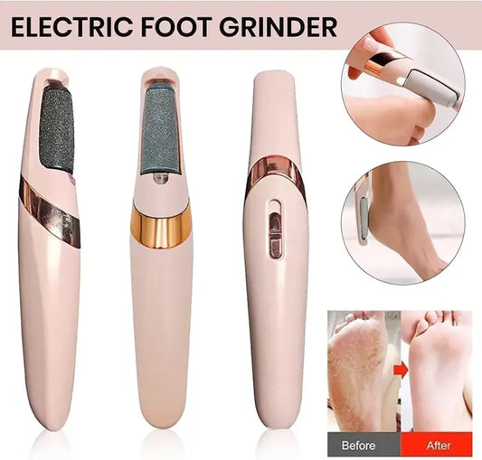 Rechargeable Electric Foot File & Callus Remover – Pedicure Machine for Smooth Heels