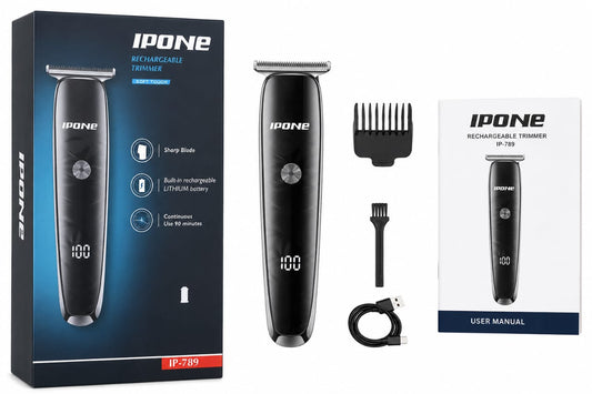 IPONE IP-789 Soft Touch Professional Rechargeable Hair Trimmer