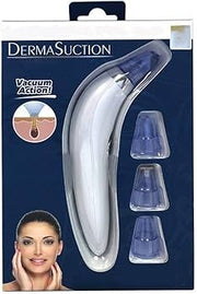 DermaSuction Blackhead Remover – 4 Suction Heads Pore Vacuum Extractor