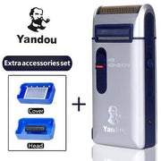 Yandou Executive Rechargeable Electric Shaver – Titanium Alloy Foil