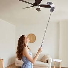 Microfiber Duster with Extension Pole – Ceiling Fan & High Ceiling Cleaner