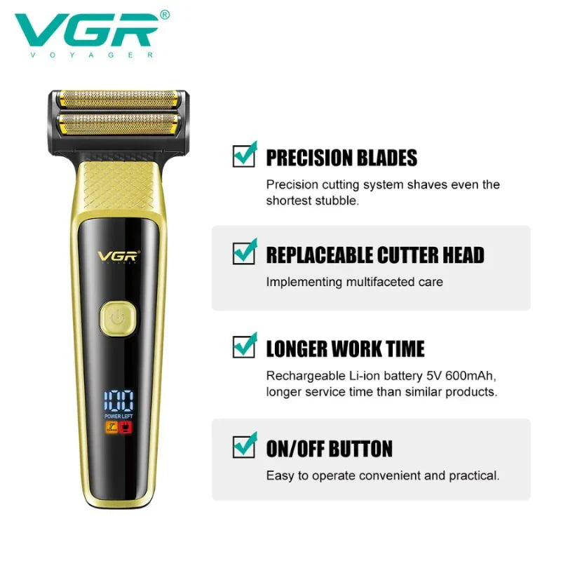 VGR VL-366 Professional 3-in-1 Grooming Kit for Men | 90 Min Runtime