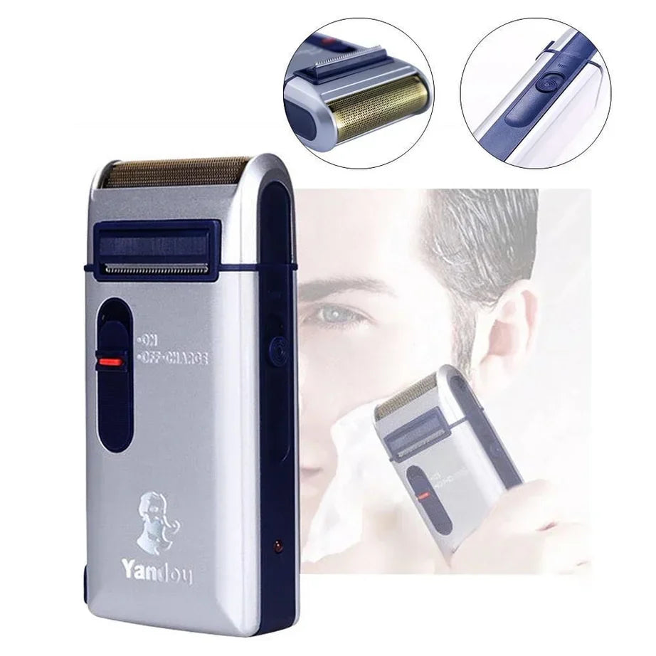Yandou Executive Rechargeable Electric Shaver – Titanium Alloy Foil
